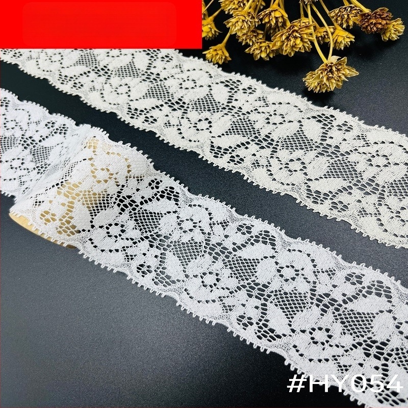 Nylon- és nylon-pamut keverék csipke szegély ruházati kiegészítőkhöz, Edward Lolita ihletésében