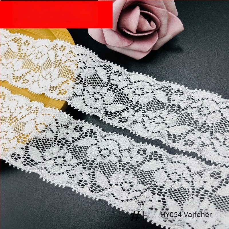 Nylon- és nylon-pamut keverék csipke szegély ruházati kiegészítőkhöz, Edward Lolita ihletésében