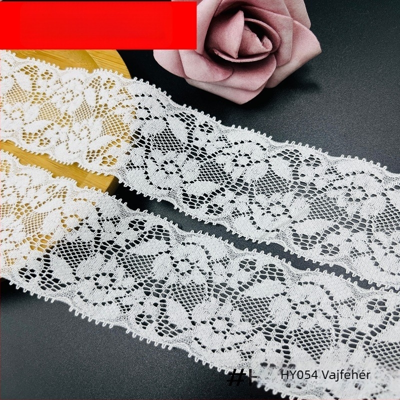 Nylon- és nylon-pamut keverék csipke szegély ruházati kiegészítőkhöz, Edward Lolita ihletésében