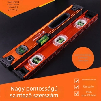 Steel Shield S078218 nagy pontosságú megvastagított I-szerű szintező, nehéz dobozos típus