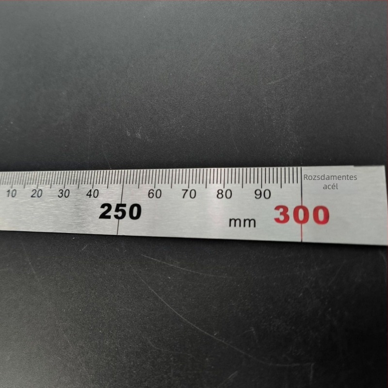 Tiandong rozsdamentes acél négyszögletes vonalzó, 90 fokos, méretek 150 mm × 300 mm