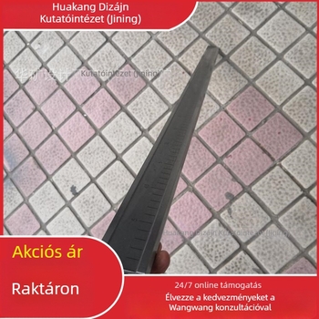 Vasúti sín szintbeállító vonalzó építéshez és karbantartáshoz, stabil, 1 m hosszú