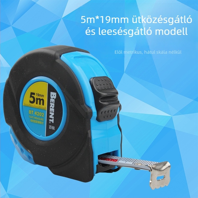 Bairui nagy pontosságú acél mérőszalag, 3m/5m/7.5m/10m, méter és hüvelyk, dobozos
