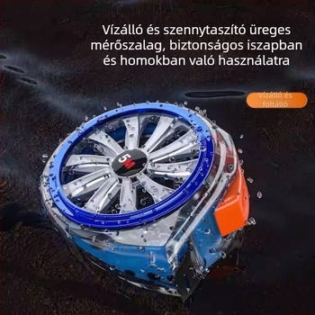 Magas pontosságú, tartós rozsdamentes acélból készült üreges mérőszalag, vízálló és korrózióálló, háztartási vastag mérőszalag