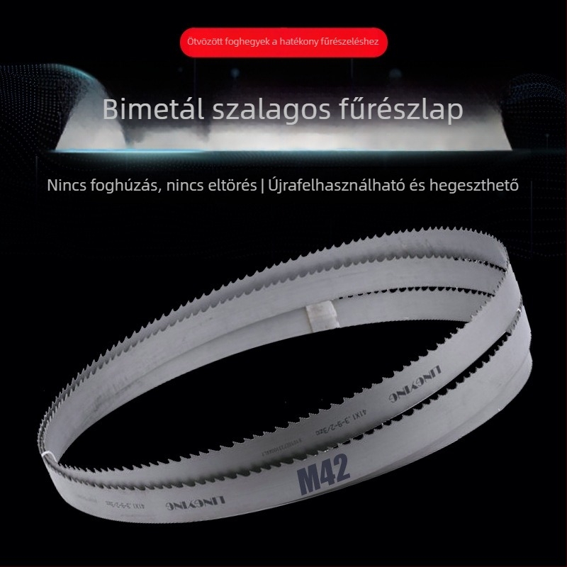 M42 bi-metál szalagfűrész penge gépi eszközökhöz, modell 3505, vágás 4115 acél és öntőforma acél