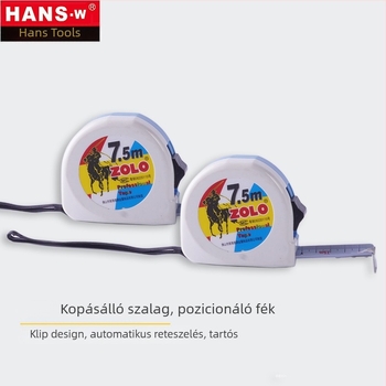 ZOLO acélszalag mérőszalag faipari és dekorációs felhasználásra, 5 m