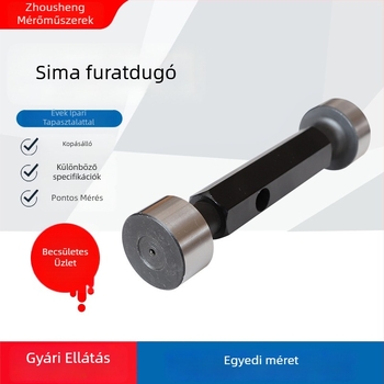 Csiszolt dugó mérő, Go/No-Go mérő, sima kúpos mérő H7, kettős végű furat-mérő eszköz — belső átmérő vizsgálathoz