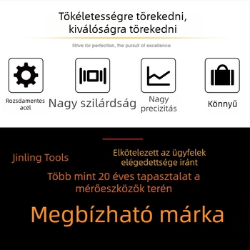 Rozsdamentes acél derékszögmérő vonalzó, 300 mm, eszköz asztalosiparhoz