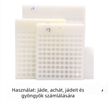 100 lyukú gyöngyasztal 4–20 mm-es gyöngyökhöz – ékszerkészítéshez mérőeszköz