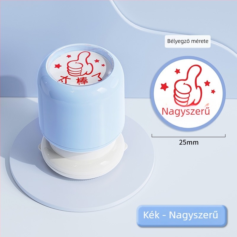 Óvodai tanárok részére jutalmazó és dicsérő pecsétkészlet fényérzékeny tinta párnával