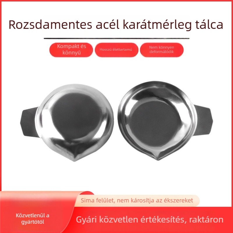 Gyémántok és drágakövek mérő tálcája