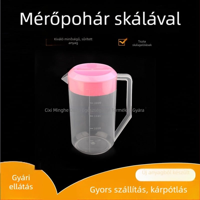 2500 ml műanyag mérőpohár skálával