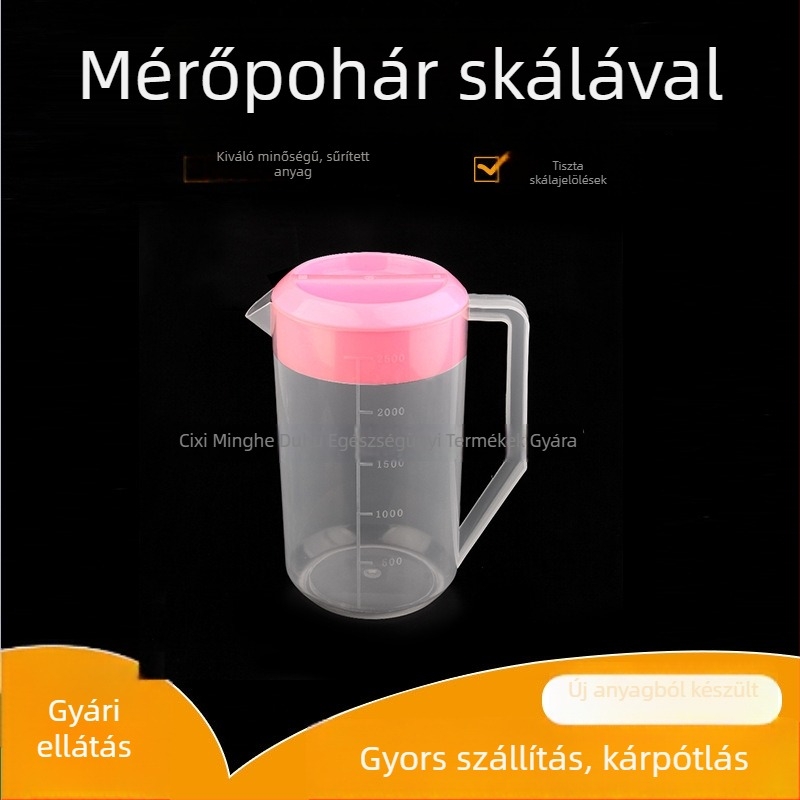 2500 ml műanyag mérőpohár skálával