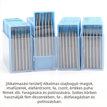 2,35 mm-es szárú wolfrám acél maró, olíva magfaragó kés, elektromos üregképző eszköz, Shixin 204 fogorvosi gép, mikrofaragó kés