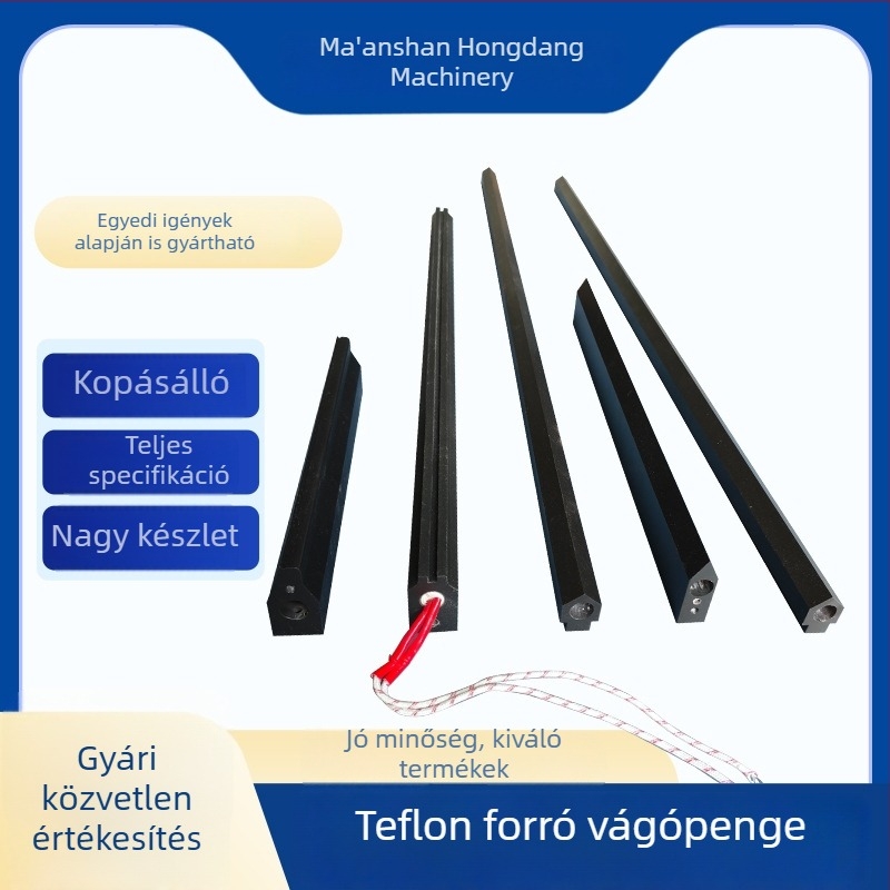 PTFE forró kés csomagoló gépekhez – hőzáró kés, vízszintes záró kés, vágó kés beépített pengével