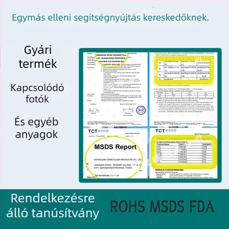 Graduált üveg mérőhenger permetezőcsővel, kísérleti cső, mérőkanál és detektor magas hőmérsékletű tisztításhoz