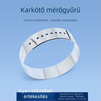 Karkötő- és gyűrűméret mérő eszköz, ujjkerület mérő