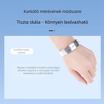 Karkötő- és gyűrűméret mérő eszköz, ujjkerület mérő
