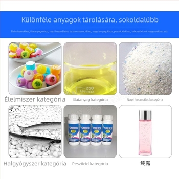 HDPE műanyag palack, 1 literes, fogantyúval – üres üveg folyadékokhoz: reagensek, minták, mosó- és tusfürdő csomagoláshoz