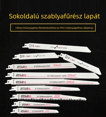 S1122BF Bi-metál bi- metál visszacsapó fűrészlap faipari felhasználásra — Többfunkciós ívelt vágóél