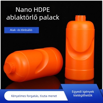 2L HDPE műanyag üveg vegyi anyagokhoz és tusfürdőhöz, zárt reagensüveg, testreszabható tömeg