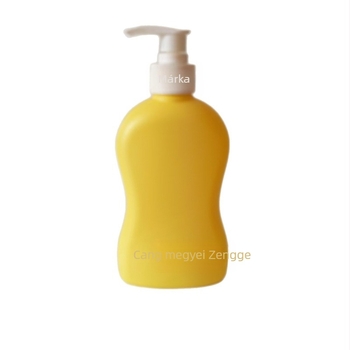 300 ml-es pumpás üveg folyadékokhoz — műanyag csomagolóüveg samponhoz, tusfürdőhöz és mosószerhez