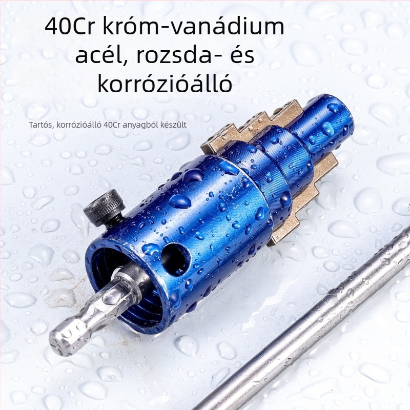 Új szögletes csaptele menetkivonója, kompatibil 1/2, 3/4 és 1 hüvelyk csövekhez