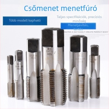 55°-os hengeres csőmenet-tap, G-menet, menetjavítás