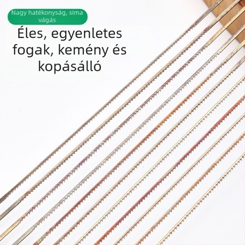 Double-Sword Márkájú huzalos fűrészlapok fába és fém vágáshoz, hajlított és U‑alakú, 144 darabos csomag elektromos fűrészhez