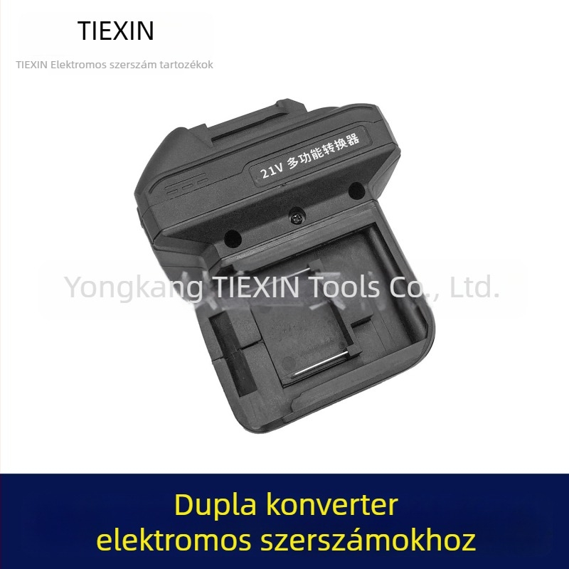Makita akkumulátoradapter egy bemenetre, két kimenetre a vezeték nélküli láncfűrészhez, modell 04176