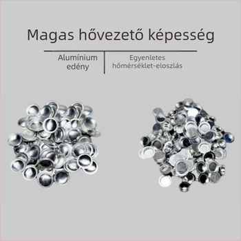 Alumínium tégely hőanalízishoz, 40 mL űrtartalom, Mettler mintákhoz, Ø6×1,7 mm.
