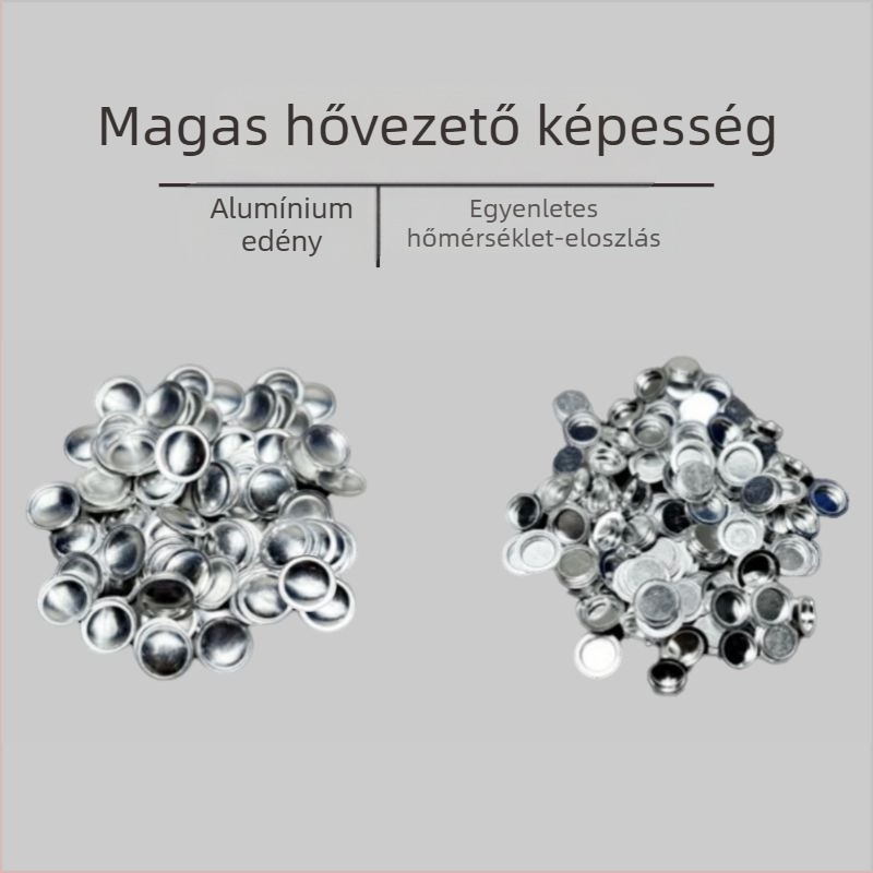 Alumínium tégely hőanalízishoz, 40 mL űrtartalom, Mettler mintákhoz, Ø6×1,7 mm.