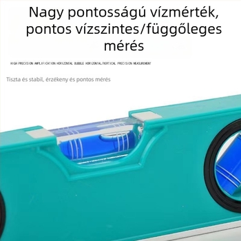 15/20 cm mini hordozható vízmérték erős mágnessel, magas precizitás otthoni dekorációhoz