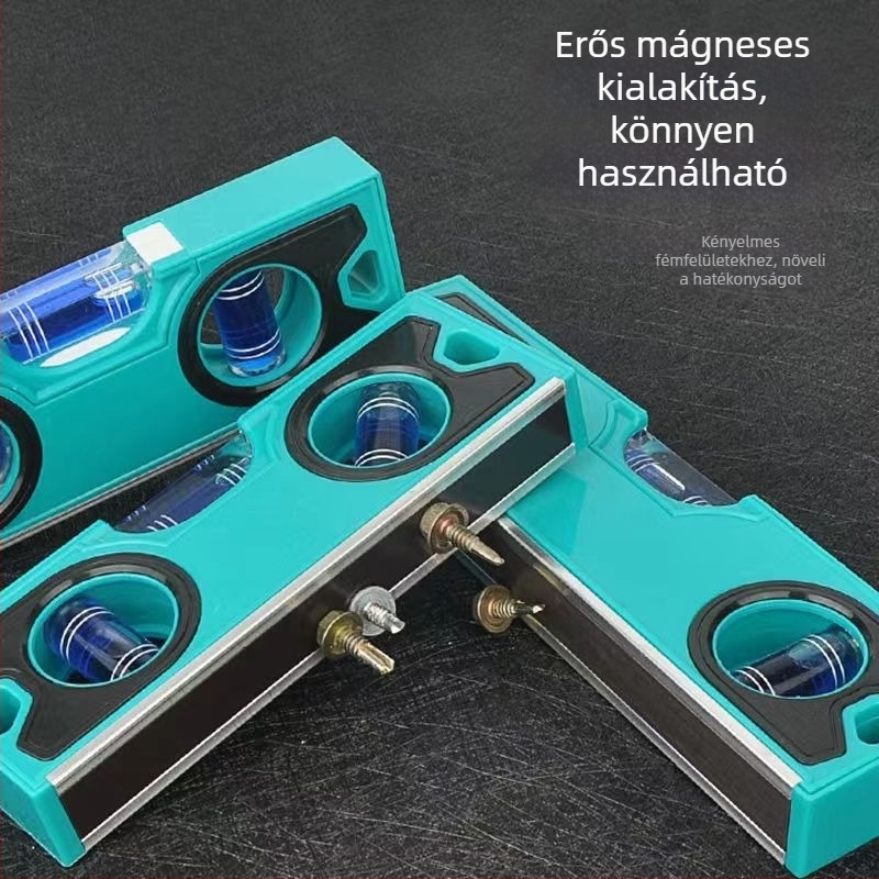 15/20 cm mini hordozható vízmérték erős mágnessel, magas precizitás otthoni dekorációhoz