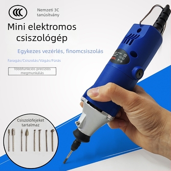 Mini elektromos gravírozó és polírozó készülék jádéhoz és méhviaszhoz - kompakt otthoni használatra