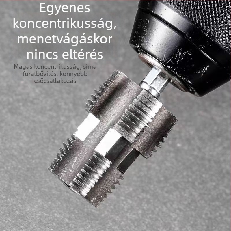 PPR vízcső belső menetkészítő készlet fúróval és hatszögű nyelemmel