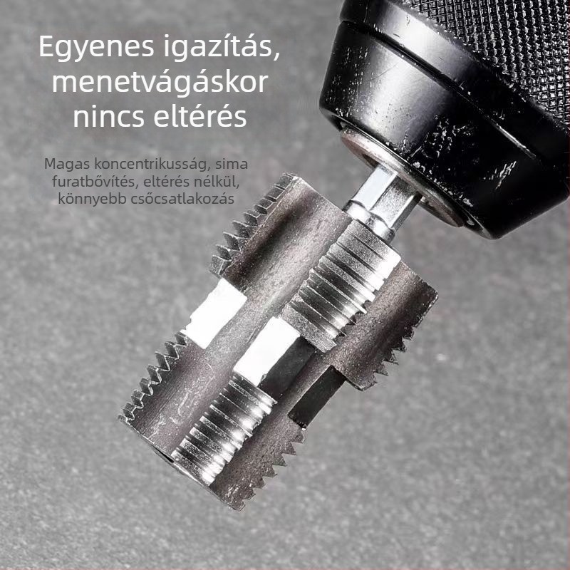PPR vízcső belső menetkészítő készlet fúróval és hatszögű nyelemmel