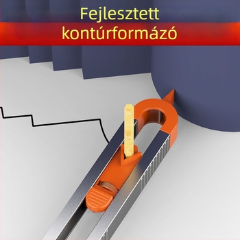 Csempékre tervezett kontúrkivonó és forma kinyerő – Pontos, szabálytalan kontúrokhoz illeszkedő vonalzó és rajzeszköz