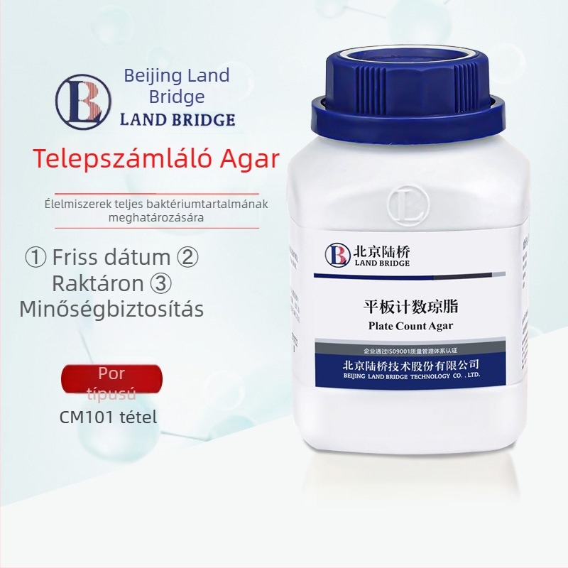 Beijing Luqiao CM101 Plate Count Agar PCA Mikrobiológiai vizsgálati reagens, száraz por közeg, 250 g
