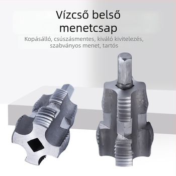 Műanyag vízvezetékcsövekhez elektromos menetkészlet