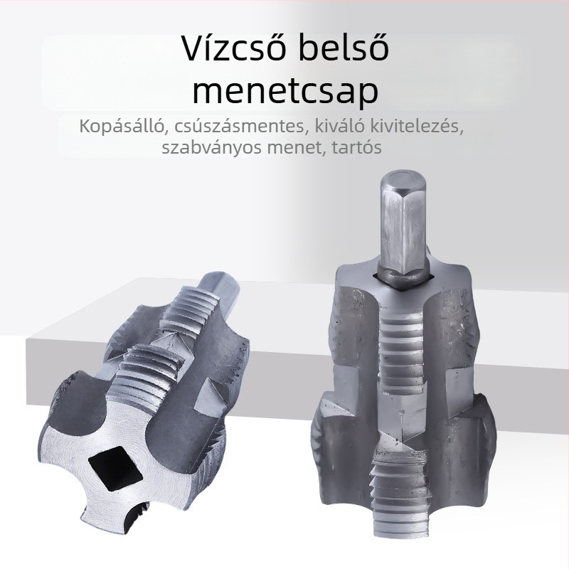 Műanyag vízvezetékcsövekhez elektromos menetkészlet