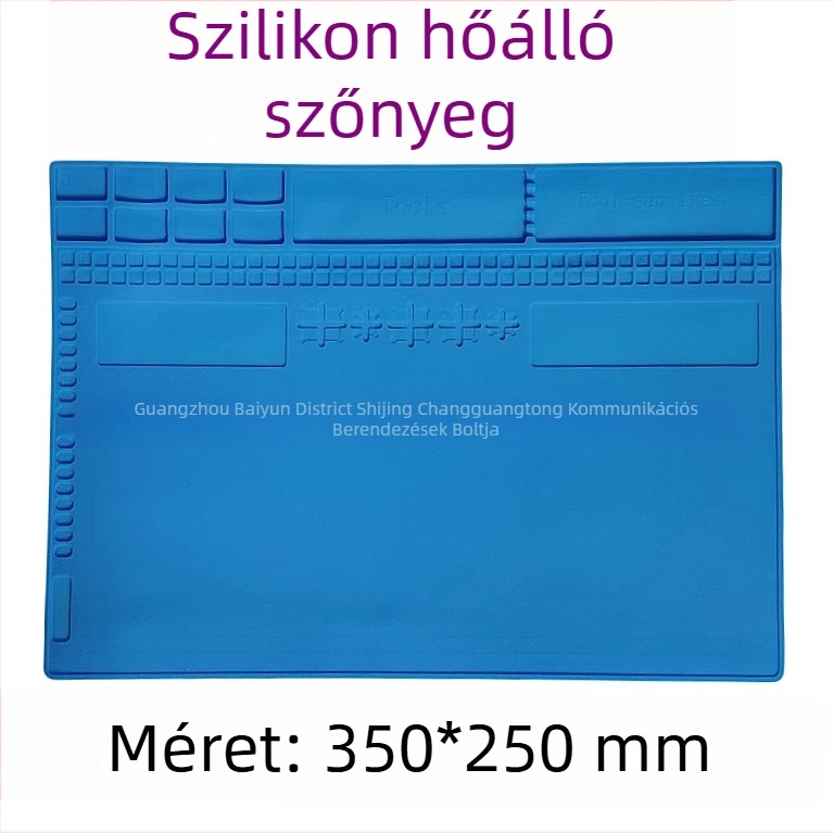 A-300 szilikon hőszigetelő párna telefonjavításhoz CPU foglalattal, magas hőmérséklet-álló párna forró levegőpisztollyal és forrasztóállomással