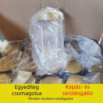Prémium mézes üveg átlátszó, vastagított kartoncsomagolással, 0,5 kg és 1 kg mézhez