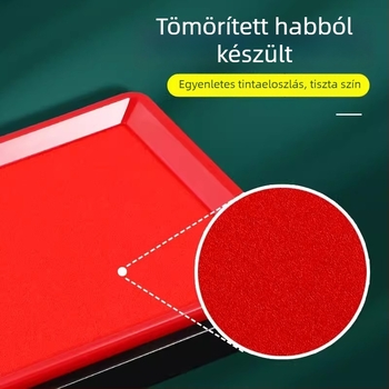Deli nagy méretű gyorsan száradó tintapatna, piros/kék/fekete színben, modell 9864/9874, irodai kellékek