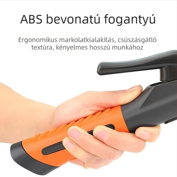 Hegesztő csipesz 500A, ipari osztályú, megerősített, holland stílusú, hideg érintésű markolat