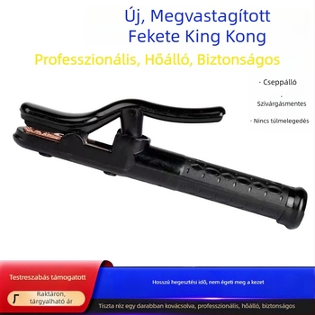 Black Diamond hegesztőfogó integrált rézmarkolattal és gumírozott bevonattal, 1000A, ipari szint