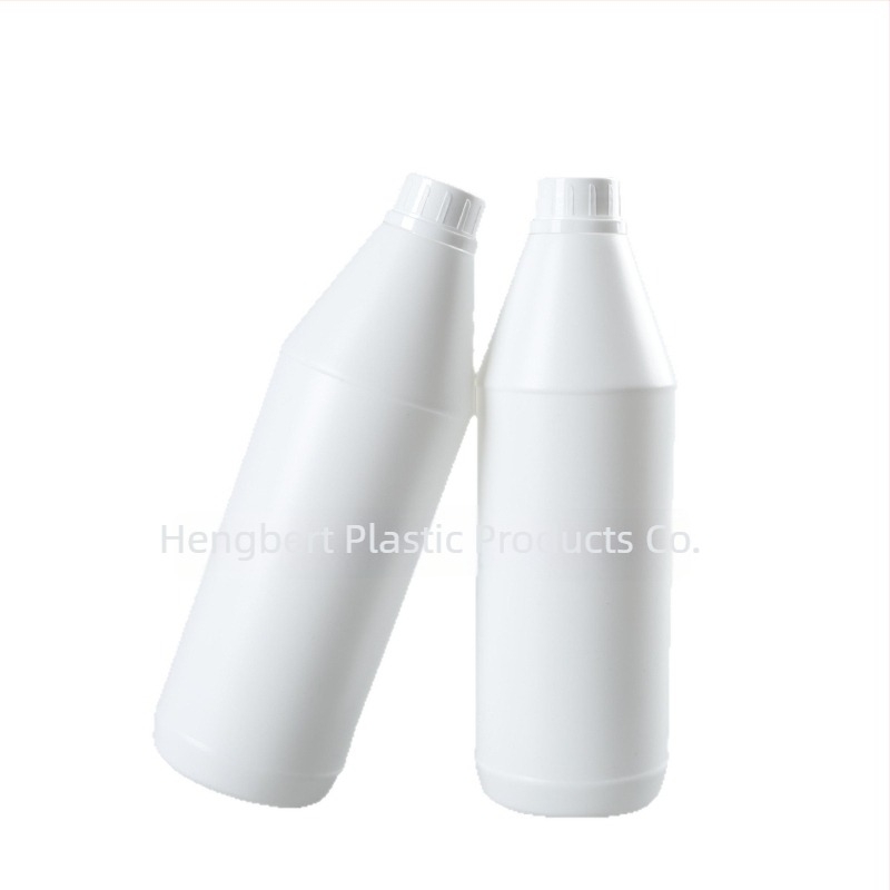 1000 ml vastagított PE üveg autó tisztítófolyadékhoz, fedéllel, test átmérője 83 mm, nyílás átmérője 32 mm, magasság 260 mm