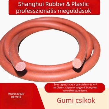 EPDM speciális formájú szilikon gumitömítő szalag, egyedi gyártás, korrózióálló tömítés.
