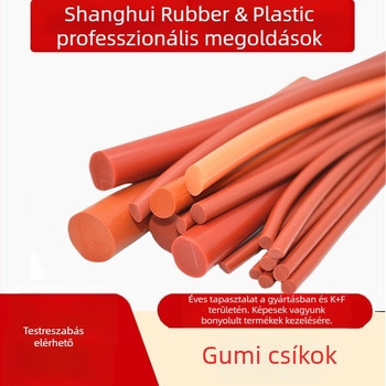EPDM speciális formájú szilikon gumitömítő szalag, egyedi gyártás, korrózióálló tömítés.