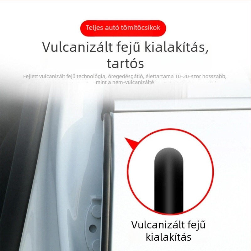 Equation Leopard 8 szilikon autóhangszigetelő tömítőcsík, teljes jármű porvédelmi kiegészítők az ajtók módosításához